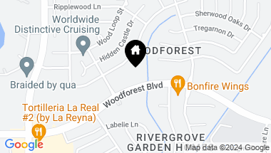Map of 12955 Woodforest Bl # 76, Houston TX, 77015