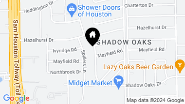 Map of 1507 Shadow Bend Drive, Houston TX, 77043