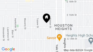 Map of 315 W 15th Street, Houston TX, 77008