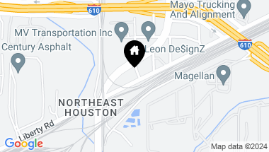 Map of 7749 Liberty Road, Houston TX, 77028