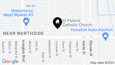 Map of 4814 Cochran Street, Houston TX, 77009