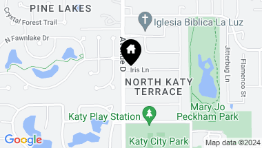 Map of 5811 Iris Lane, Katy TX, 77493