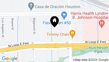 Map of 5603 Pickfair Street, Houston TX, 77026