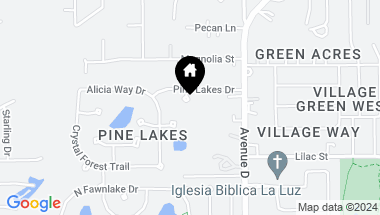 Map of 2702 Pine Trail, Katy TX, 77493