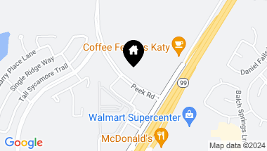 Map of 00 Peek Road, Katy TX, 77449