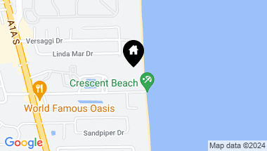 Map of 4 OCEAN TRACE Road, 214, St Augustine Beach FL, 32080