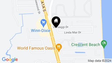 Map of 35 LINDA MAR Drive, St Augustine FL, 32080