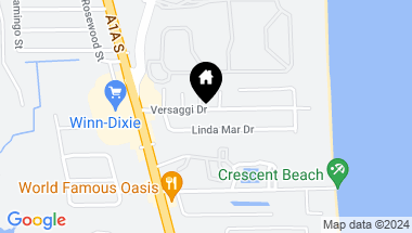 Map of 23 VERSAGGI Drive, St Augustine Beach FL, 32080