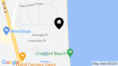 Map of 0 OCEANSIDE Drive, St Augustine FL, 32080