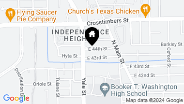 Map of 108 E 44th Street # A, Houston TX, 77018