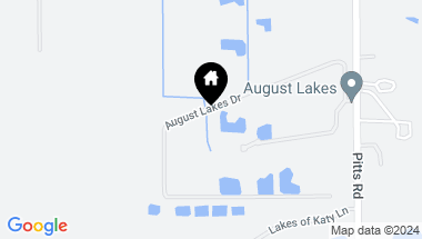 Map of 163 August Lakes Drive, Katy TX, 77493