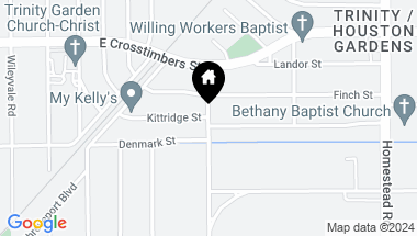 Map of 5606 Kittridge Street, Houston TX, 77028