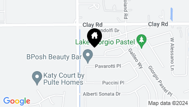 Map of 24918 Lorenzo Glaze Trail, Katy TX, 77493