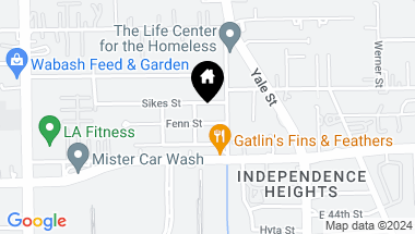 Map of 314 Fenn Street, Houston TX, 77018