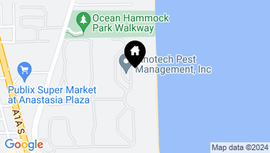 Map of 648 OCEAN PALM WAY Way, St Augustine Beach FL, 32080