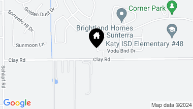 Map of 3252 Voda Bend Drive, Katy TX, 77493