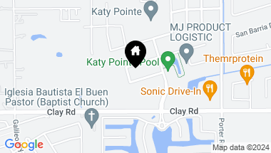 Map of 24242 Asher Hollow Lane, Katy TX, 77493