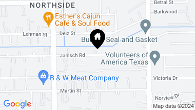 Map of 510 Janisch Road, Houston TX, 77018