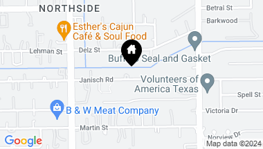 Map of 508 Janisch Road, Houston TX, 77018