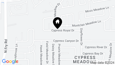 Map of 19511 Cypress Royal Drive, Katy TX, 77449