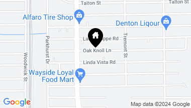 Map of 7930 Oak Knoll Lane, Houston TX, 77028