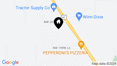Map of 20181 NW 247TH ST, HIGH SPRINGS FL, 32643