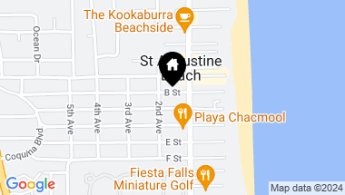 Map of 109 B Street, St Augustine FL, 32080