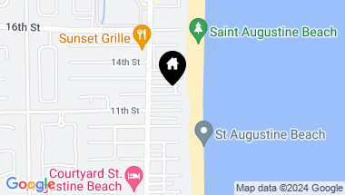 Map of 6 12TH Street, St Augustine Beach FL, 32080