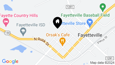 Map of 101 W Bell Street, Fayetteville TX, 78940
