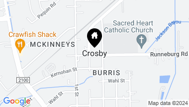 Map of 0000 Hwy 90, Crosby TX, 77532