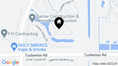 Map of 16314 S Temple Drive, Houston TX, 77095