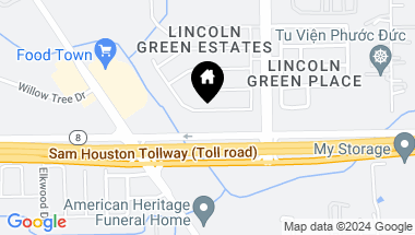 Map of 2303 Hadden Hollow Drive, Houston TX, 77067