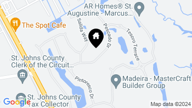 Map of 167 PESCADO Drive, St Augustine FL, 32095