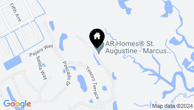 Map of 544 PANTANO Drive, St Augustine FL, 32095