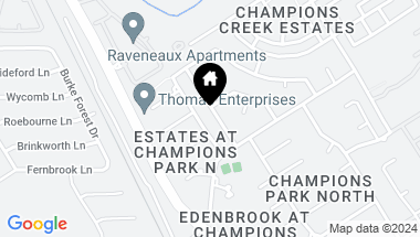 Map of 14223 Championship Lane, Houston TX, 77069