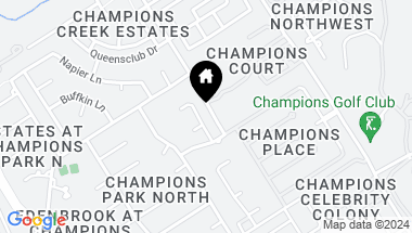 Map of 14114 Champion Village Drive, Houston TX, 77069