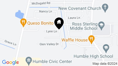 Map of 1222 Lynn Lane, Humble TX, 77338