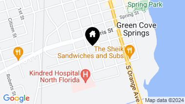 Map of 316 S Cypress Ave, Green Cove Springs FL, 32043