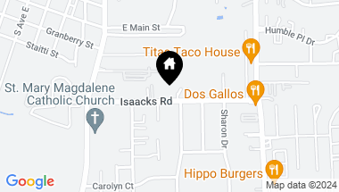 Map of 183 Isaacks Road, Humble TX, 77338