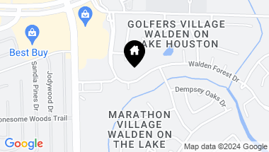 Map of 18810 Walden Forest Drive, Humble TX, 77346