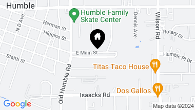 Map of 155 Davis Street, Humble TX, 77338