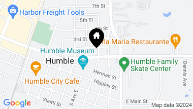 Map of 619 E 1st Street, Humble TX, 77338
