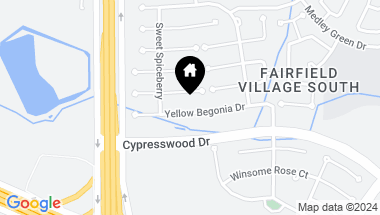 Map of 14727 Yellow Begonia Drive, Cypress TX, 77433