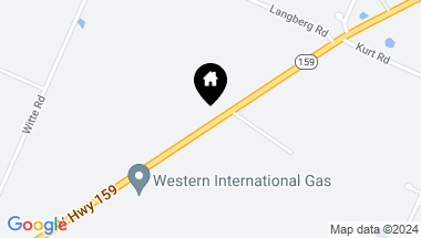 Map of 7416 Highway 159, Bellville TX, 77418