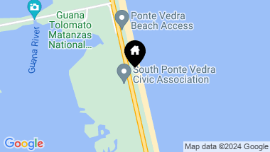 Map of 2719 S PONTE VEDRA Boulevard, PONTE VEDRA BEACH FL, 32082