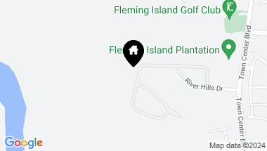 Map of 1894 HICKORY TRACE Drive, Fleming Island FL, 32003