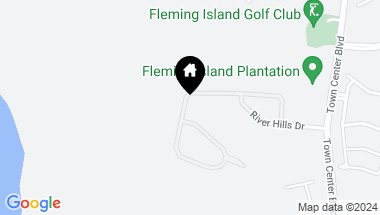 Map of 1852 HICKORY TRACE Drive, Fleming Island FL, 32003
