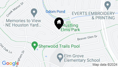 Map of 5006 Shady Gardens Drive, Kingwood TX, 77339