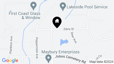 Map of 83 ZIBRA Street, Middleburg FL, 32068