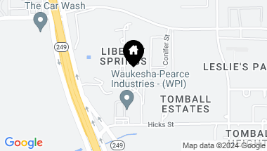 Map of 29502 Liberty Lane, Tomball TX, 77375